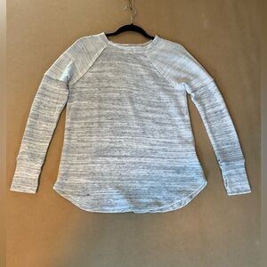 Peyton Jensen Pullover gray Sweater with thumb holes size XS